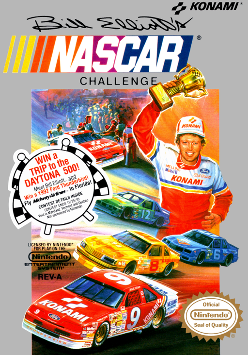 Bill Elliott's NASCAR Challenge (USA) box art